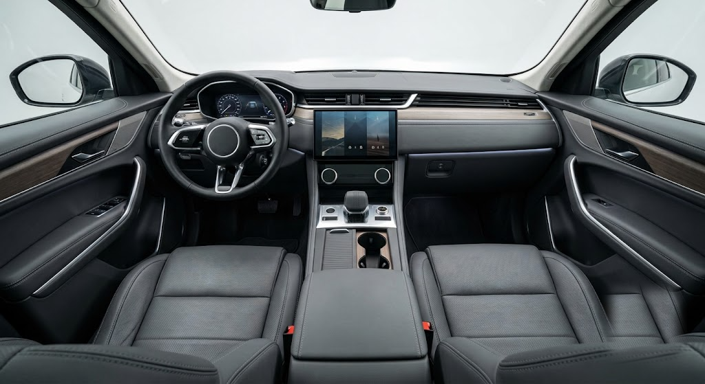 Tata Nexon EV interior illustration