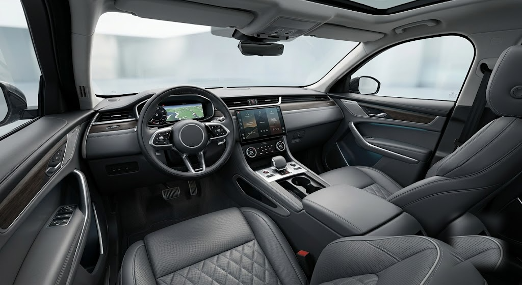 Toyota Fortuner interior illustration