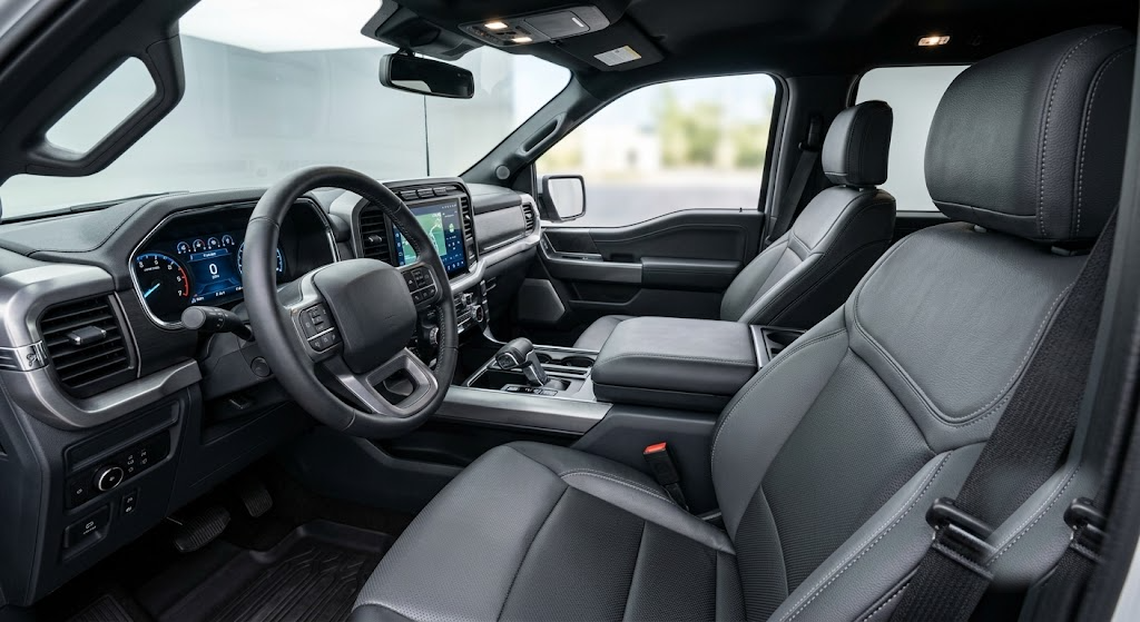 Toyota Hilux interior illustration