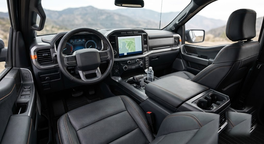 Ram 1500 interior illustration