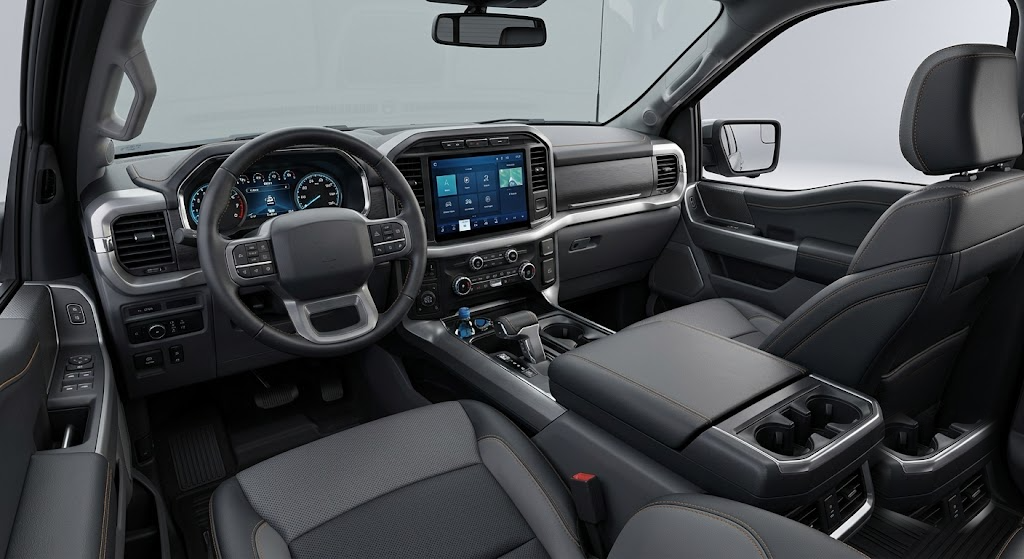 Tesla Cybertruck interior illustration