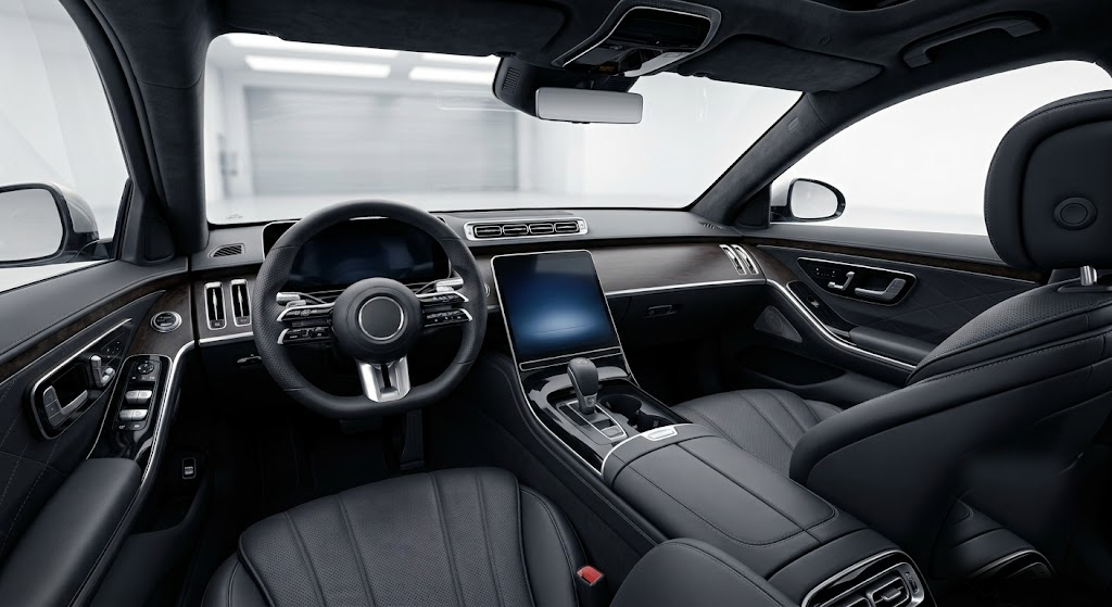 Tesla Model 3 interior illustration