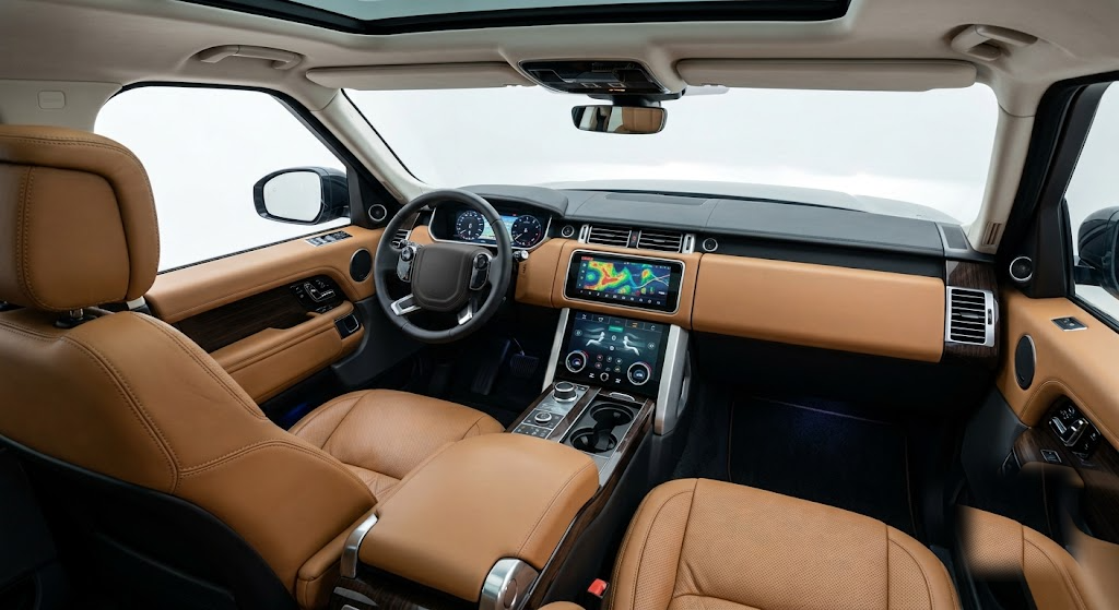 Tesla Model Y interior illustration