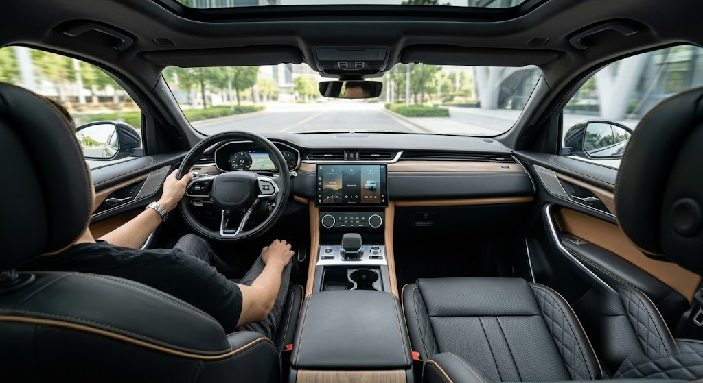 Toyota Corolla Cross interior illustration