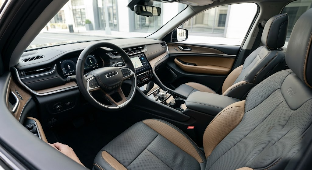 Toyota Highlander interior illustration
