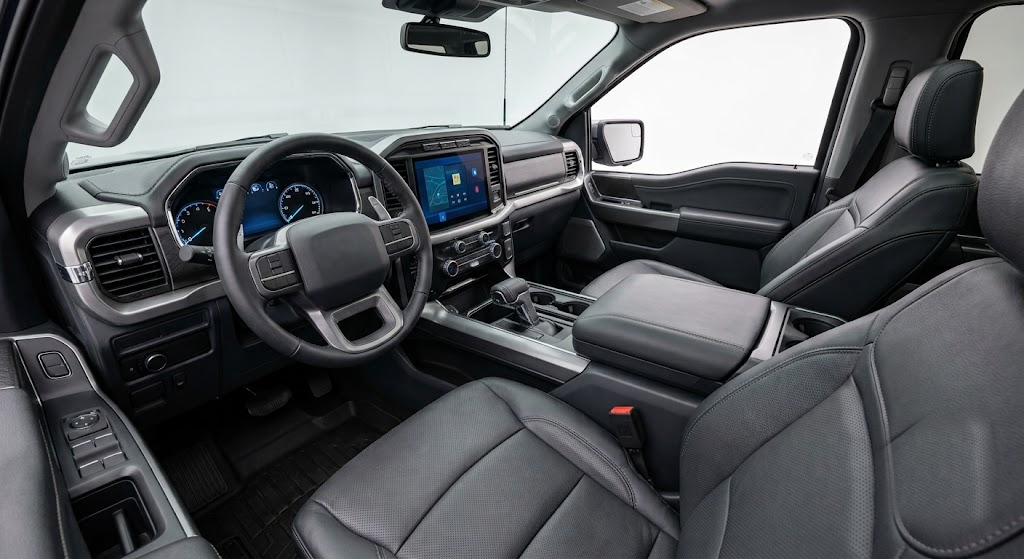 Toyota Tacoma interior illustration